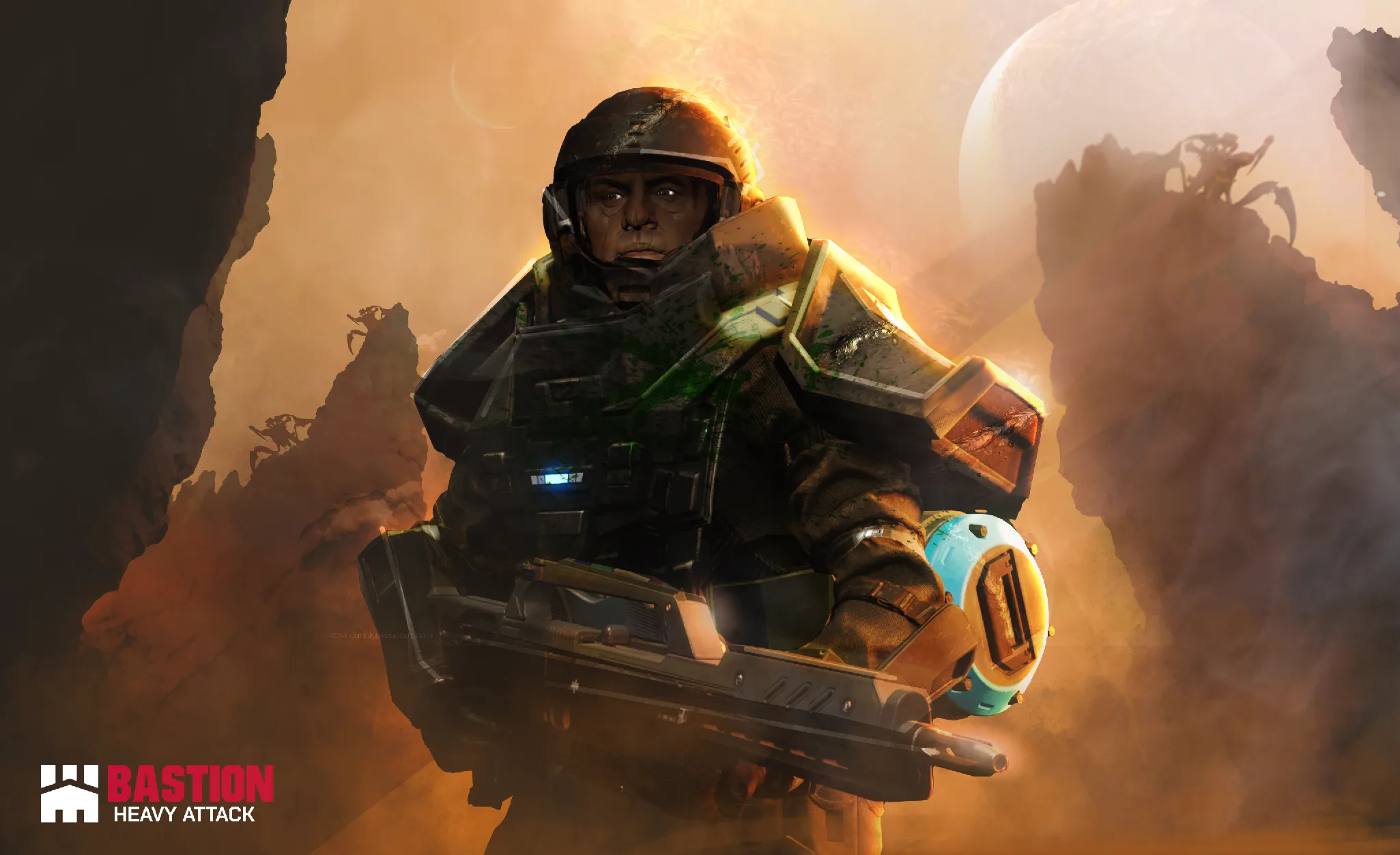 Bastion Heavy Attack - Character concept