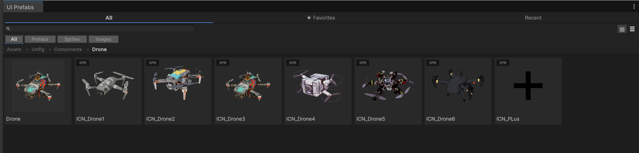 Unifig Prefab Browser